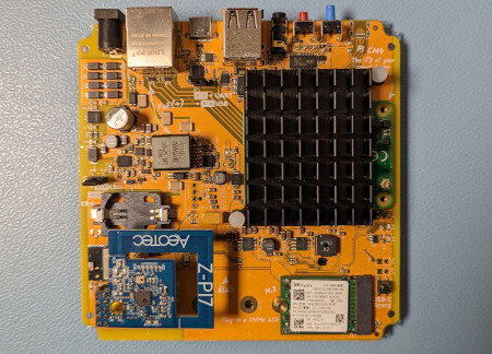 Home Assistant Yellow with a GPIO module installed